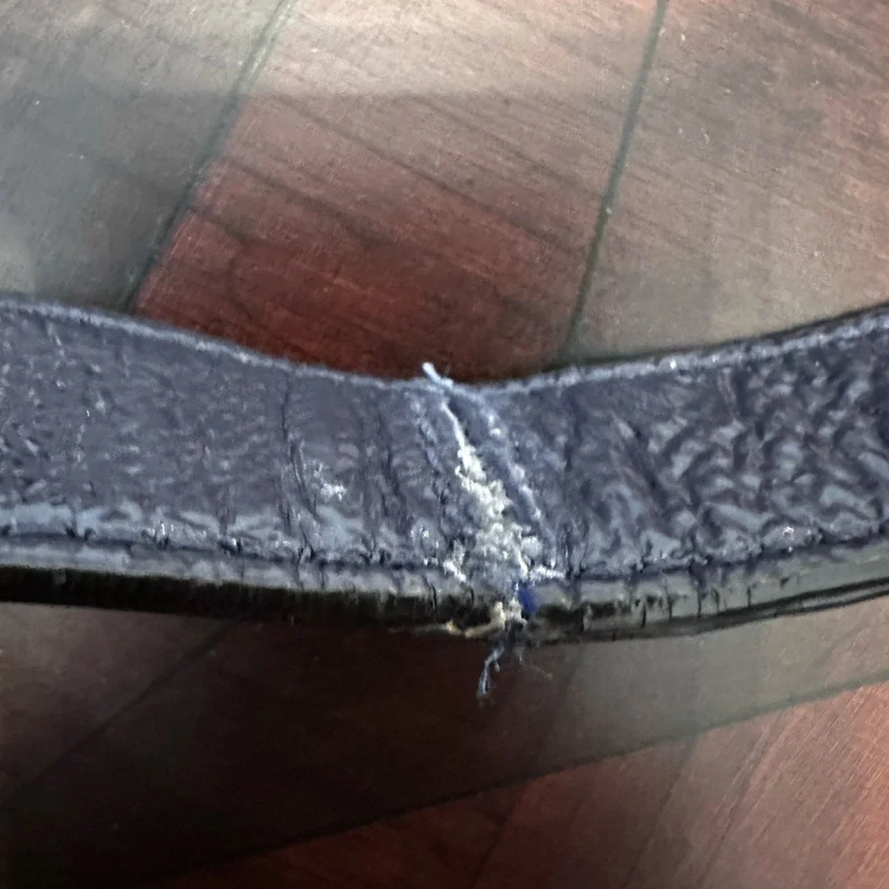 Coach Classic Navy/Silver Handbag - Picture 13 of 14